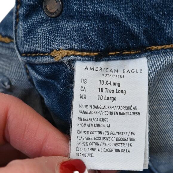 American Eagle Women's 10 Cropped Wide Leg Jean - Picture 10 of 11